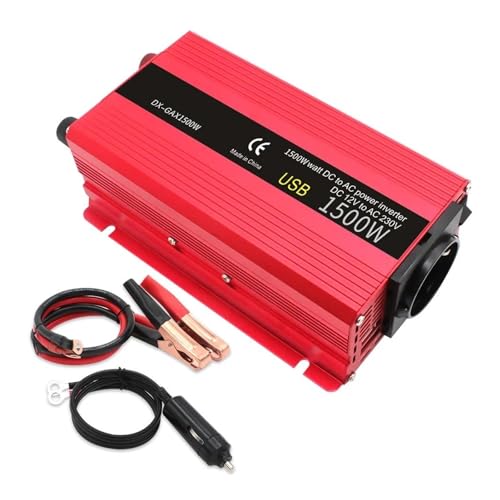 Onduleur de voiture pour camping et sorties outdoor en 12V 220V 1500W