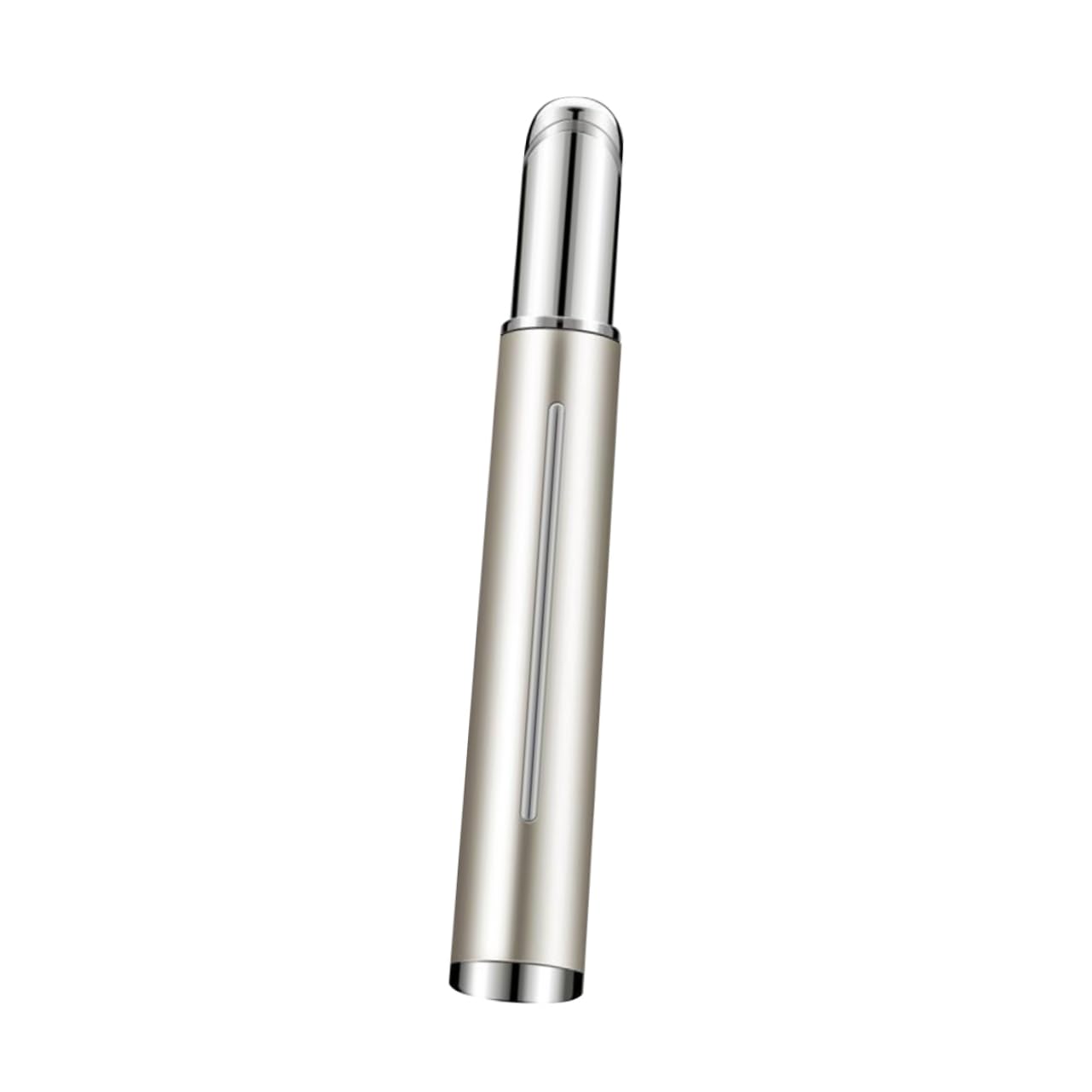 Barra de Masaje Ocular de Metal Plata para Mujer, Compacta