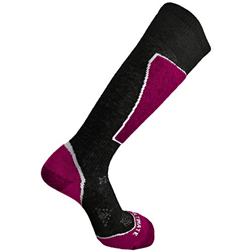 Merino Wool Ski Socks for Women - Girls Ski Snowboard Socks with Cushioning Support Stretch Breathable - Lightweight3