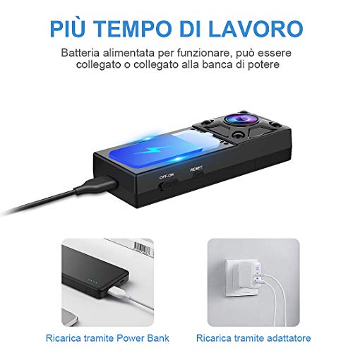 KEAN Telecamera Spia Nascosta Wi-Fi Interno 1080P