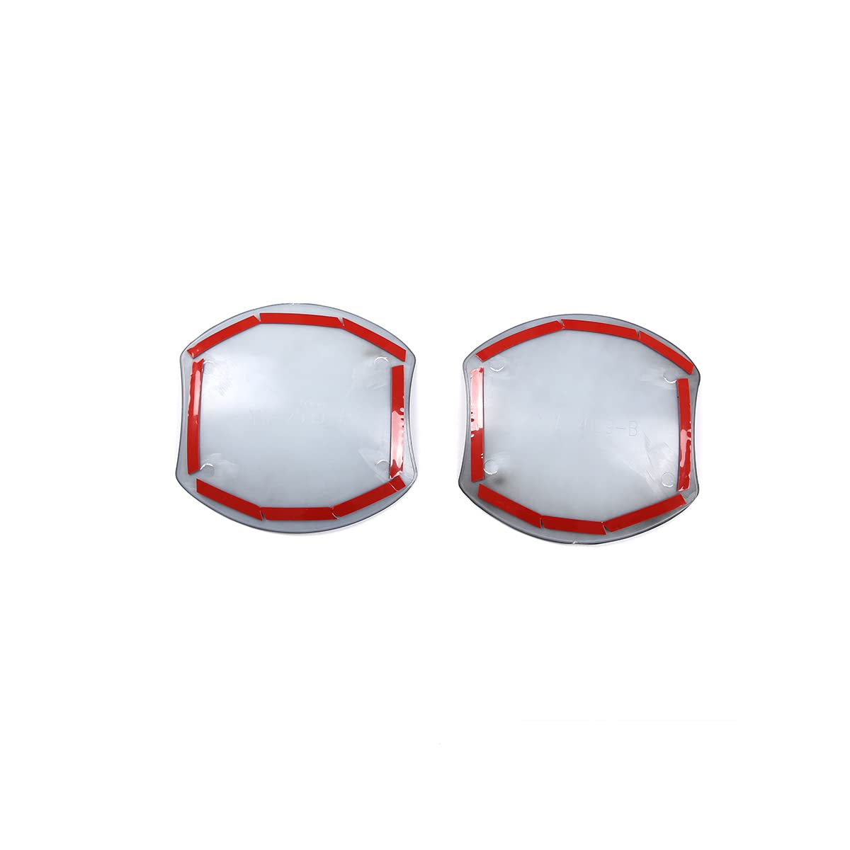 ABS styl z włókna węglowego zewnętrzna klamka do samochodu osłona miski wykończenia naklejki ochronne zamiennik do Toyota FJ Cruiser 2007-2021 akcesoria samochodowe błyszcząca czerń