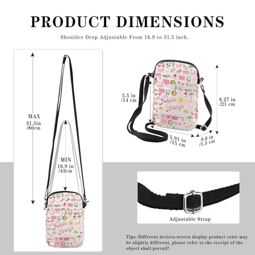 Palm Springs Travel Gift Palm Springs Bachelorette Party Gift California Souvenirs Gift Gone Palm Springs Crossbody Bag2