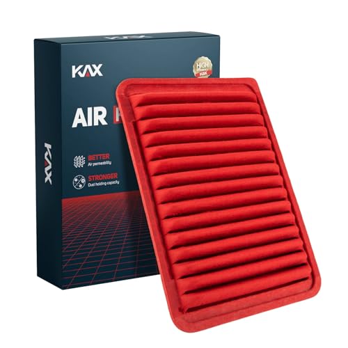 KAX Premium Engine Air Filter CA10171 Replacement for Toyota Camry 2007-2009 L4 2.4L Camry 2010-2017 L4 2.5L Venza 2009-2016 L4 2.7L Increased Acceleration (Not for Hybrid)