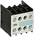 Siemens 3RH19 11-1FA20 Auxiliary Switching Block For Contactor, S00 Size, Screw Connection, 2 Pole, 20 Identification Number, 2 NO Contacts
