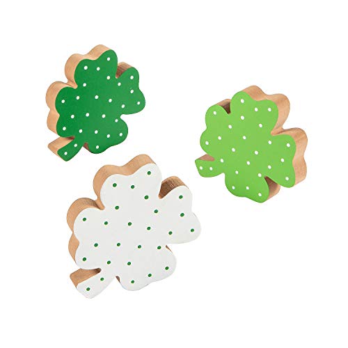 Shamrock Tabletop St. Patrick’s Day Decorations - Home Decor - 3 Pieces