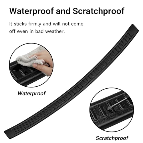 Image of Rear Bumper Protector for Jeep 2021-2024 2025 Grand Cherokee L Car Accessories ABS Plastic Material Matte Black Resistant Trunk Door Entry Guards