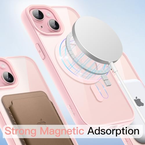 Image of JETech Magnetic Case for iPhone 15 Plus, Pink