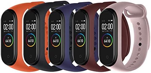 Compatible With Xiaomi Mi Band 4 Smart Strap, Suitable For Xiaomi Mi Band 4 Smart Bracelet 5 Primary Color, Smart Strap Silicone Replacement Strap With Nfc Color Display Strap