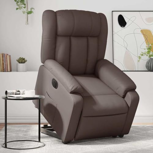 Mokuyary Relaxsessel mit Aufstehhilfe Elektrisch Braun Kunstleder...