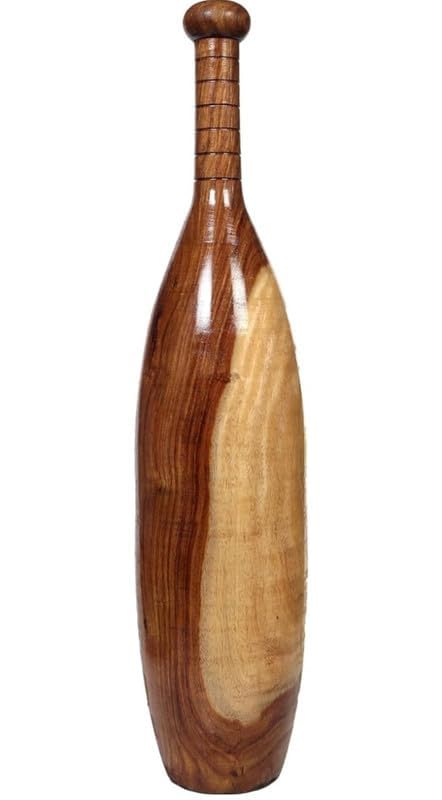 Wooden Oval Shape Mugdar for Functional Training & Fitness | Traditional Indian Clubbell Karla Kattai Gada for Shoulder, Arm & Core Strength | Home Gym Exercise Equipment (5, Kilograms)