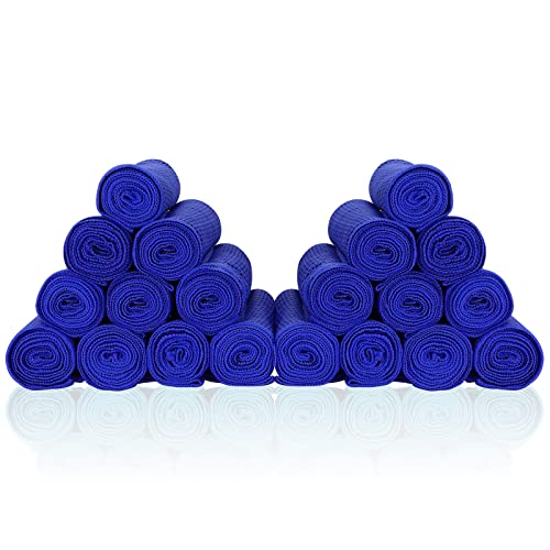 Cooling Towel 20 Pack (40"x12") Ice Towels, 160GSM Soft Breathable, Super Absorbent, Quick Cold Towel, for Bowling, Yoga, Travel, Camping, Golf, Football, Hiking, Outdoor Work