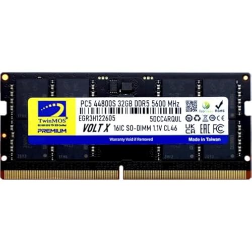 team SO-DIMM DDR5 5600MHz 32Gkit(16GB×2) ELITE DDR5 DESKTOP MEMORY 16GB(1x16GB) 5600MHz CL46 - TEAMGROUP