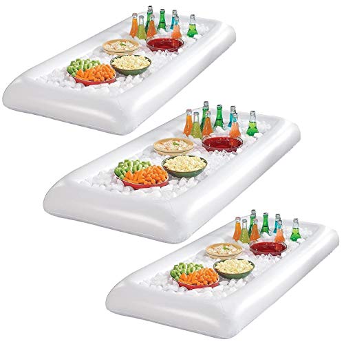 Inflatable Salad Bar Buffet Ice Cooler Beverage Serving Bar Food Drink Holder