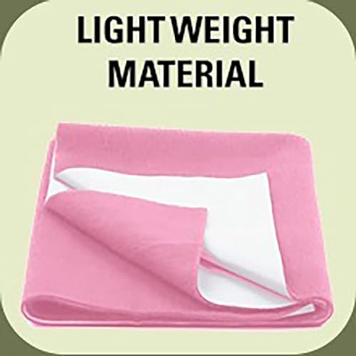 Image of Crib Mattress Protector Dry Sheet, Waterproof Bed Protector Sheets, Reusable Rubber Sheets for Children, Adults & Pet, Leak Proof Mats for Home, Outdoor & Travel (Medium 30 inchx40 inch) (Mint Green)