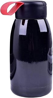 ZYMEN Taza Kettle Big Belly, de Acero Inoxidable, Unisex, Tres Colores Opcionales, Taza Deportiva para Viajes, Trabajo, Termo (Color: Negro) Commemoration Day
