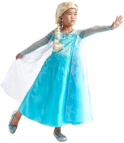 Disney Store Costume Regina Elsa Frozen Il Regno di Ghiaccio Principessa  Bambina Bimba Carnevale 3 Anni : Amazon.it: Giochi e giocattoli