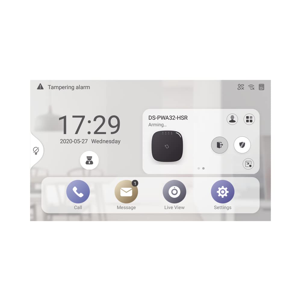 7" Android TFT LCD Touchscreen IP-Monitor DS-KH9310-WTE1