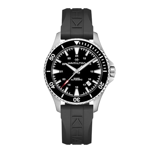 Hamilton Reloj de Hombre automático 40mm Correa de Goma Color Negro H82335331