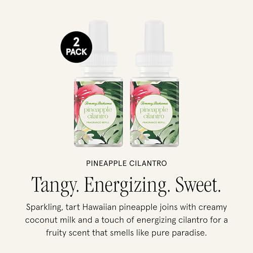Image of Pura x Tommy Bahama Home Diffuser Refill, 2 Pack, Pineapple Cilantro