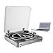 Audio-Technica AT-LP60-USB Fully Automatic Belt-Drive Stereo Turntable (USB & Analog), Silver