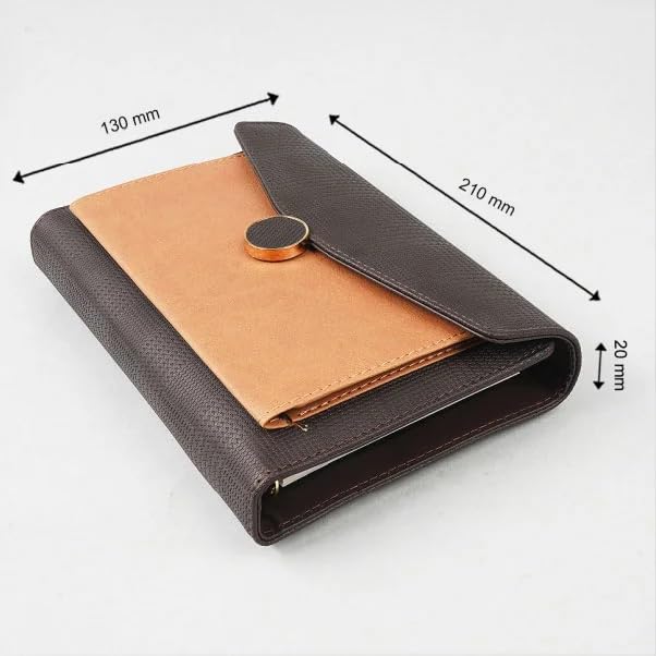 Image of NOW & IEVER Wireless charge Smart Premium A6 diary with Refillable Sheets, for Charging iOS Phone, Type-C and Android Charging