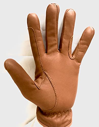Gants d'équitation pour homme en cuir véritable taille S pour éviter les ampoules aux rênes