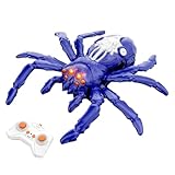 Experiencia de juego inmersiva en 3D: equipada c on un movimiento de rastreo realista y capacidades de tecnología inteligente, esta araña de control remoto permite a los usuarios disfrutar de movimientos dinámicos en múltiples superficies, como paredes y techos, creando emocionantes oportunidades de exploración y entretenimiento en interiores.