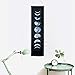 MARTINE MALL Tapestry Wall Hanging Tapestries Nine Phases of The Full Growth Cycle of The Moon Wall Tapestry Cotton Linen Wall Art, Modern Home Decor (Black Moon Phase Change, 12.99