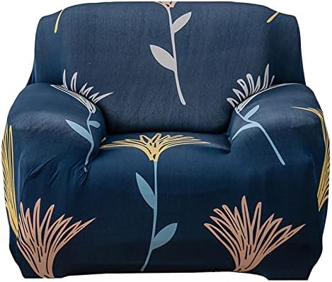 WDong Stretch Sofa Coves,3 Seater Polyester Spandex Printed Elastic Couch Sofa Slipcovers 3 Seater Furniture Protector Covers,69-86" Long with Anti-Slip Foam(3 Seater, Black Baroque)