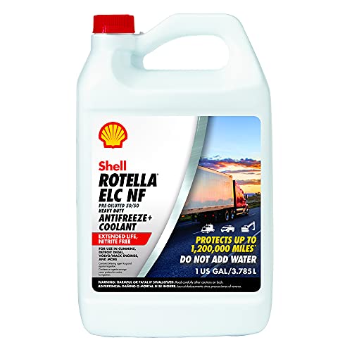 Shell Rotella Nitrite-Free Extended Life ELC Anti-Freeze + Coolant, Pre-Diluted 50/50, 1 Gallon