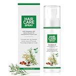 120ml Hair Care Serum, With Biotin, Rosemary, Castor Oil and Rice Water for Hair Growth, Strengthens & Thickens Thin, Dry, Damaged Hairs for Women & Men