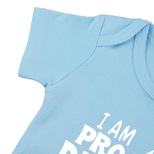 Image of Hi Daddy Bodysuit for Baby Hello Daddy Pregnancy Announcement for Husband I Love Daddys Baby Romper