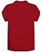 IZOD Girls' School Uniform Short Sleeve Performance Polo, Red, 6