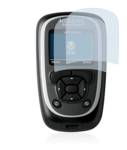 BROTECT Protector Pantalla Completa para Accu Chek Aviva Expert 2 Unidades   3D Curvo