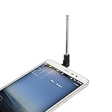 E-outstanding 2-Pack 4 Section Telescopic 3.5mm FM Radio Antenna,for Auto Car & Mobile Phone and Other Electronics Products 3.5mm Port FM Radio Receiver