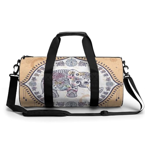Sac de sport Mandala Éléphant : le sac week-end compact contre le manque de place