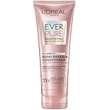 L'Oreal Paris Sulfate Free Bond Repair+ Conditioner, Hair Conditioner with Bond + Amino Acid Complex, Strengthens and Repairs Damaged or Color Treated Hair, EverPure, 6.8 Fl Oz (Packaging May Vary)