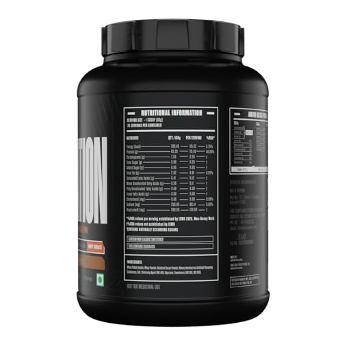 Image of The Isolation Pure Whey Isolate With Digestive Enzymes | 25g Protein | 5.6g BCAAs | 150mg Digestive Enzyme | Zero Added Sugar | Whey Isolate (2.27 Kg, Chocolate)