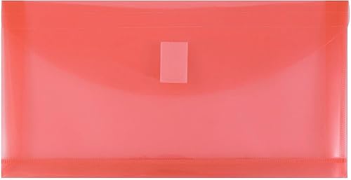 Vista 28 de JAM Paper sobres de plástico con cierre de velcro, para indexar, tamaño (5 1/2" x 7 1/2").