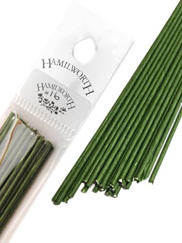 Floristry Cake Wire for Sugarcraft, Flowers and Crafts - GREEN SIZE 16