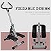 HOMCOM Stepper w/Handle Hand Grip Workout Fitness Machine For Fitness Aerobic Exercise Home Gym Grey