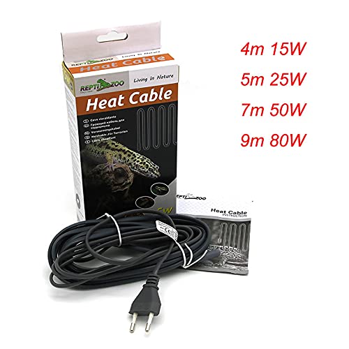 Cable térmico de silicona 220V para reptiles 9m 80W miniatura 2