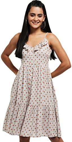 Image of Max Women Printed Midi A-Line Dress