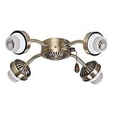 Emerson Ceiling Fans F440AB 4-Light Arm Fitter in Antique Brass