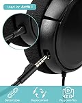 AKKE Mic Replacement for SteelSeries Arctis 1 3.5mm Jack Detachable Microphone Boom Noise Cancelling Compatible for SteelSeries Arctis 1,Gaming Headsets