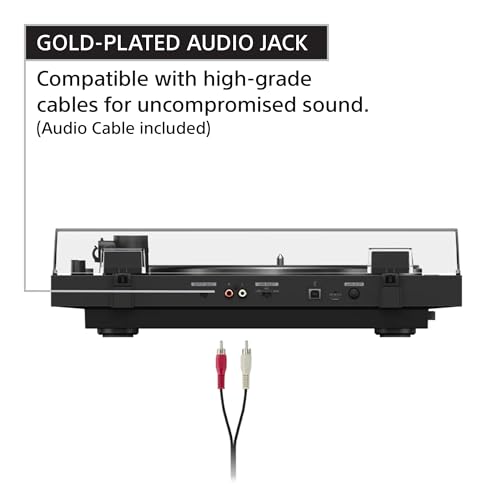 Image of Sony PS-LX5BT Premium Wireless Bluetooth Turntable with Full Auto Playback | Included Audio Cable, Vinyl Record Player, Built-in Phono EQ, Wired & Wireless Connection, Premium Componentry, 2026 Model
