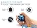 PILPOC theFube Fidget Cube - Premium Quality Fidget Cube Ball with Exclusive Protective Case, Stress Relief Toy (Camouflage Blue)
