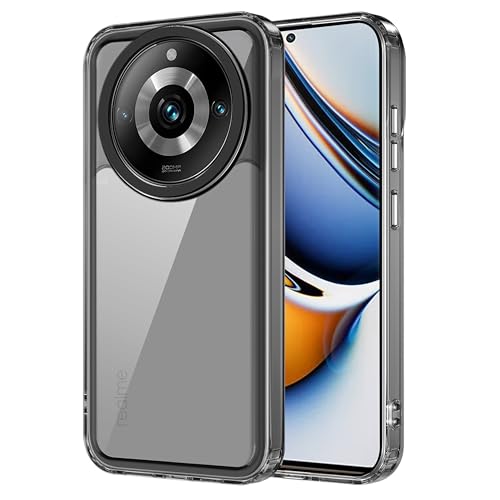Image of amazon basics Back Case Cover for Realme Narzo 60 Pro 5G (TPU + PC Translucent Black)