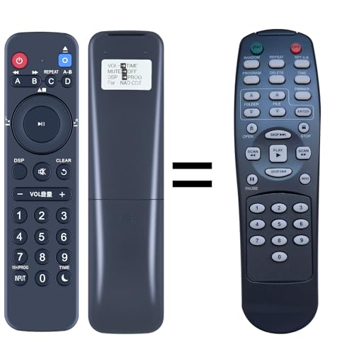 Design ergonomico: questo telecomando ha un design ergonomico che è facile da impugnare e leggero, rendendolo comodo per tutti, compresi bambini, adulti e anziani