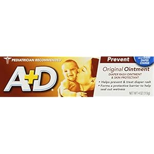 A & D Diaper Rash Ointment 4 oz. (Pack of 2)